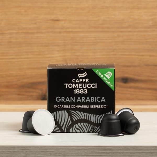 Gran Arabica in Capsule Compostabili compatibili Nespresso© | Caffè Tomeucci 1883