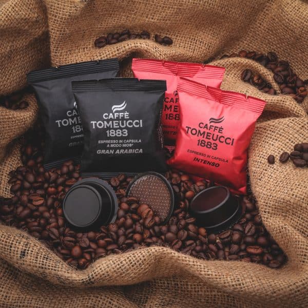 Kit 100 Caps INT-GA compatibili A Modo Mio® | Caffè Tomeucci 1883