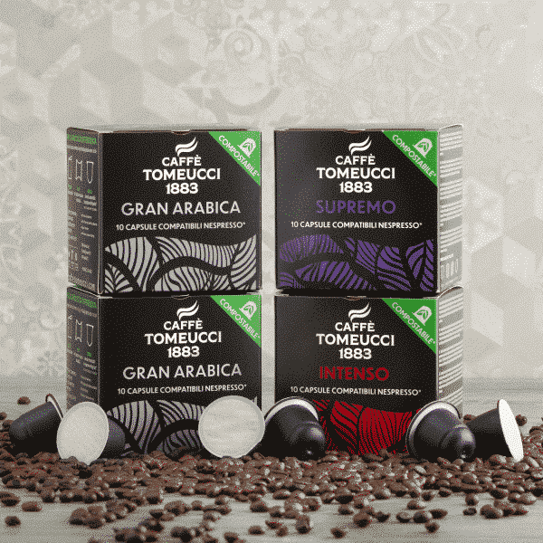 Kit 90 Caps Gran Arabica - Intenso - Supremo COMPOSTABILI compatibili Nespresso® | Caffè Tomeucci 1883